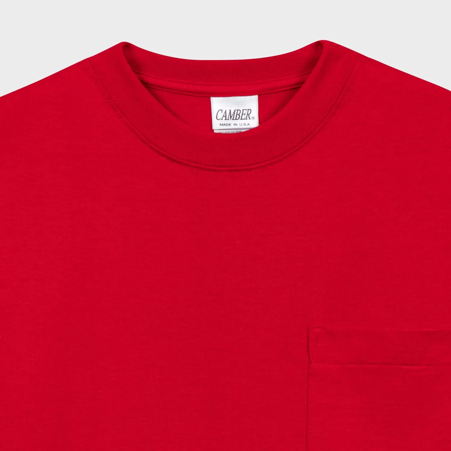 Camber USA : T-shirt Poche : Rouge